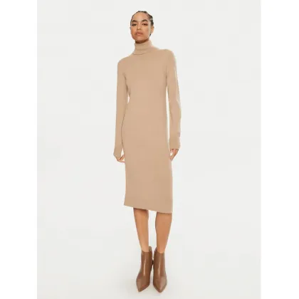 Zdjęcie Calvin Klein Sukienka dzianinowa K20K207485 Beżowy Regular Fit