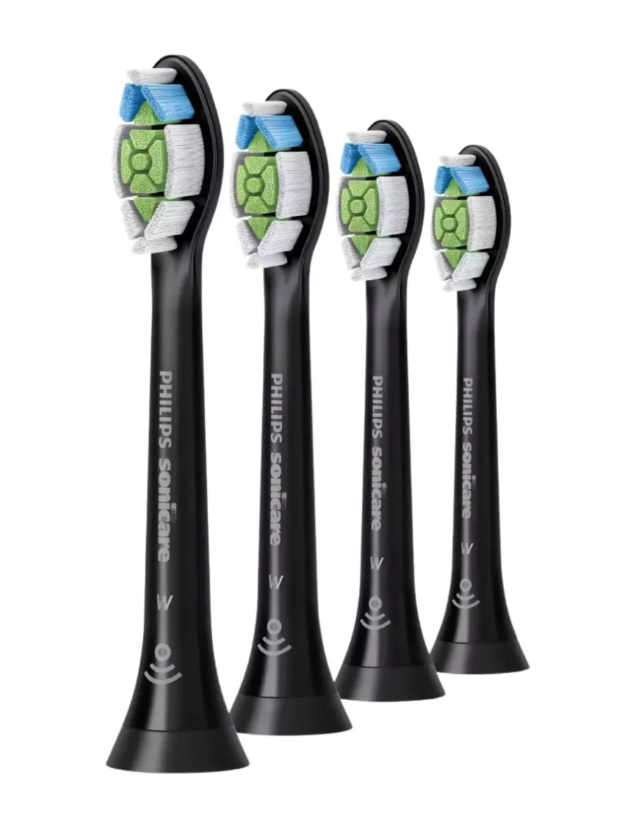 obrazek 1 Philips Sonicare Końcówki Optimal White Czarne Hx6064/11