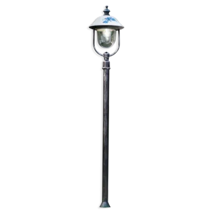 Zdjęcie Ekskluzywna włoska zewnętrzna lampa stojąca do ogrodu