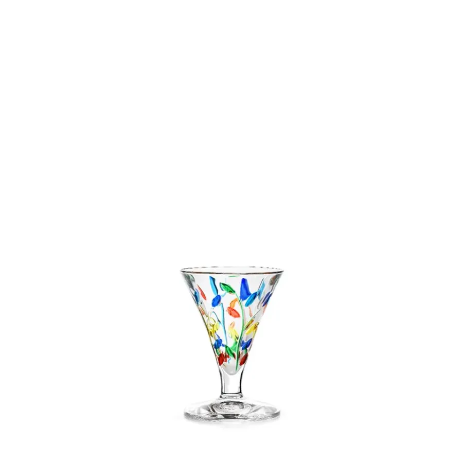 obrazek 1 Ręcznie malowany komplet 6 kieliszków do degustacji likieru (60 ml)