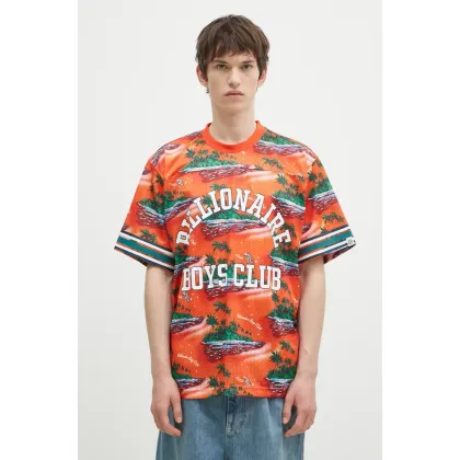 Zdjęcie Billionaire Boys Club t-shirt Tropical Island Print Football Top męski kolor multicolor wzorzysty B24466