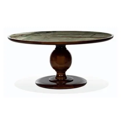 Picture Antique round table with marble top