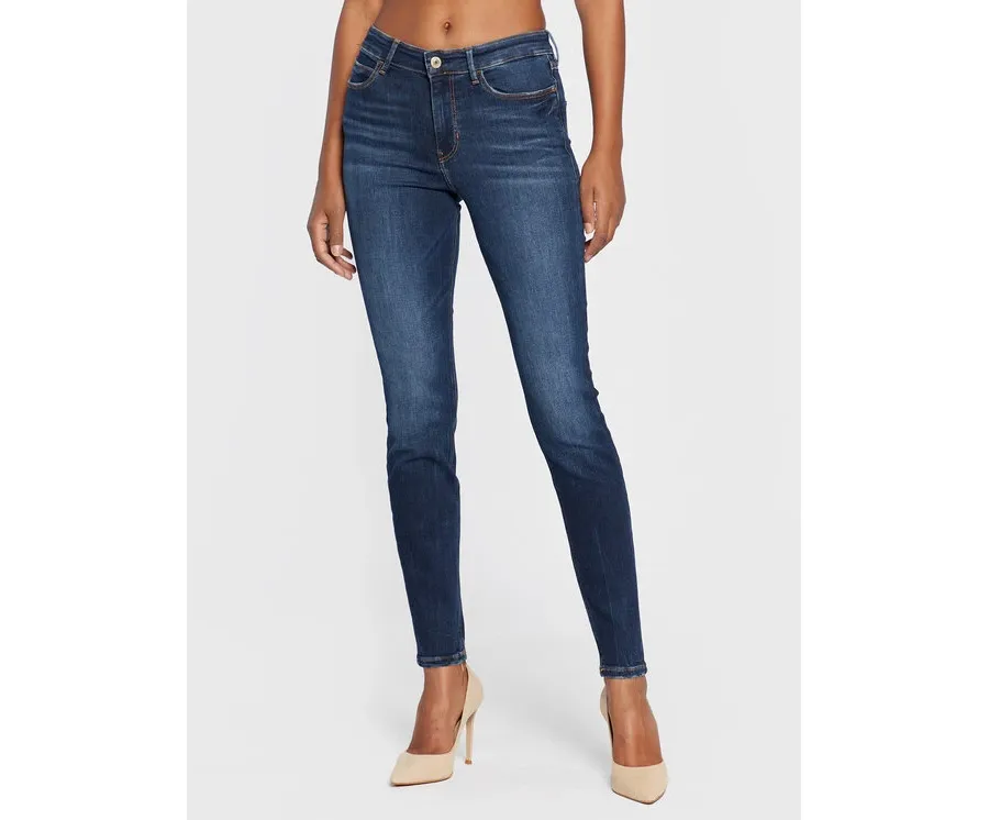 obrazek 1 Guess Jeansy W2YA46 D4Q03 Granatowy Skinny Fit