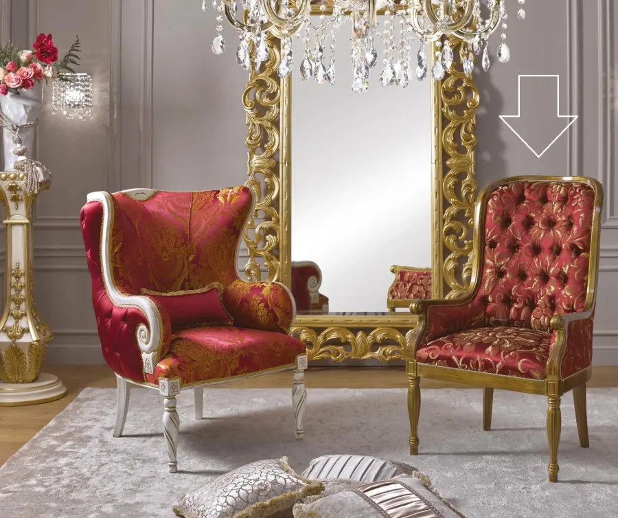 obrazek 1 Antyczny fotel do stylowego salonu – Morello Gianpaolo