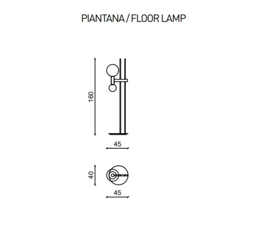 obrazek 2 Lampa podłogowa Bastienne z Włoch - Ulivi Salotti
