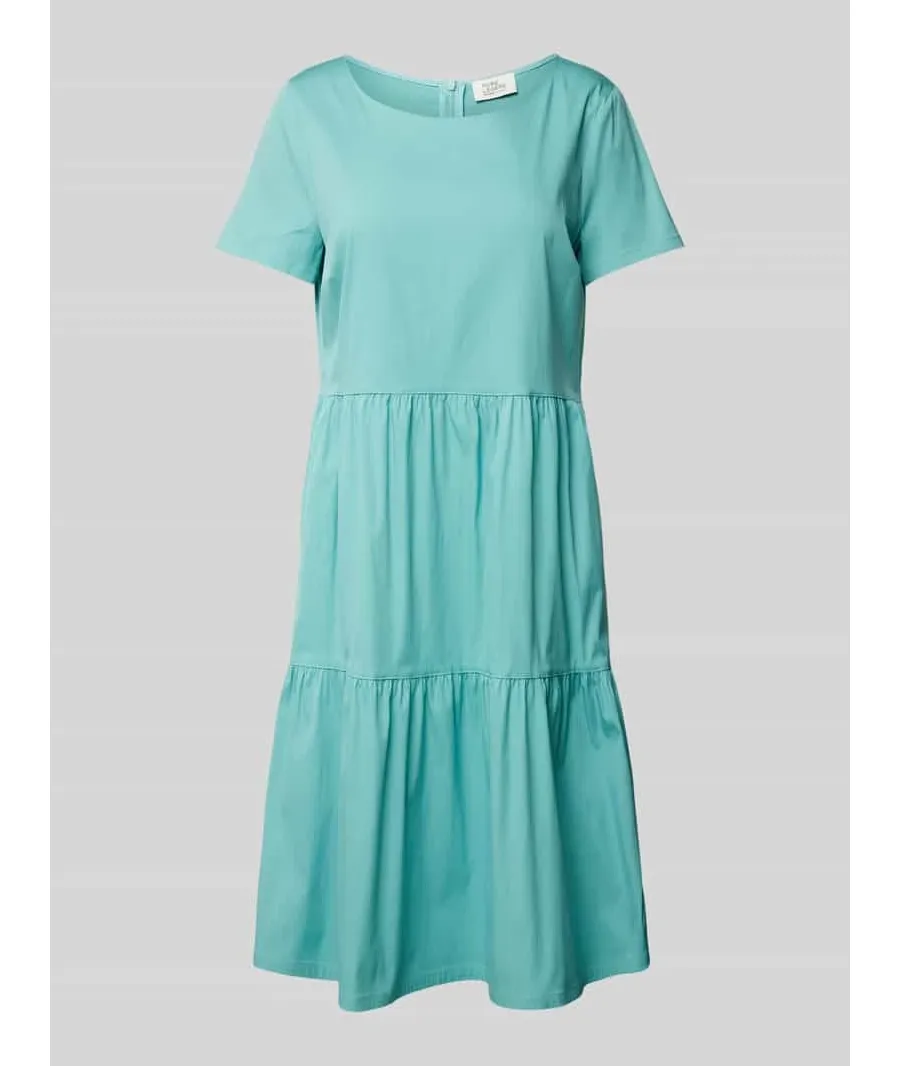 obrazek 1 Sukienka o długości do kolan z okrągłym dekoltem