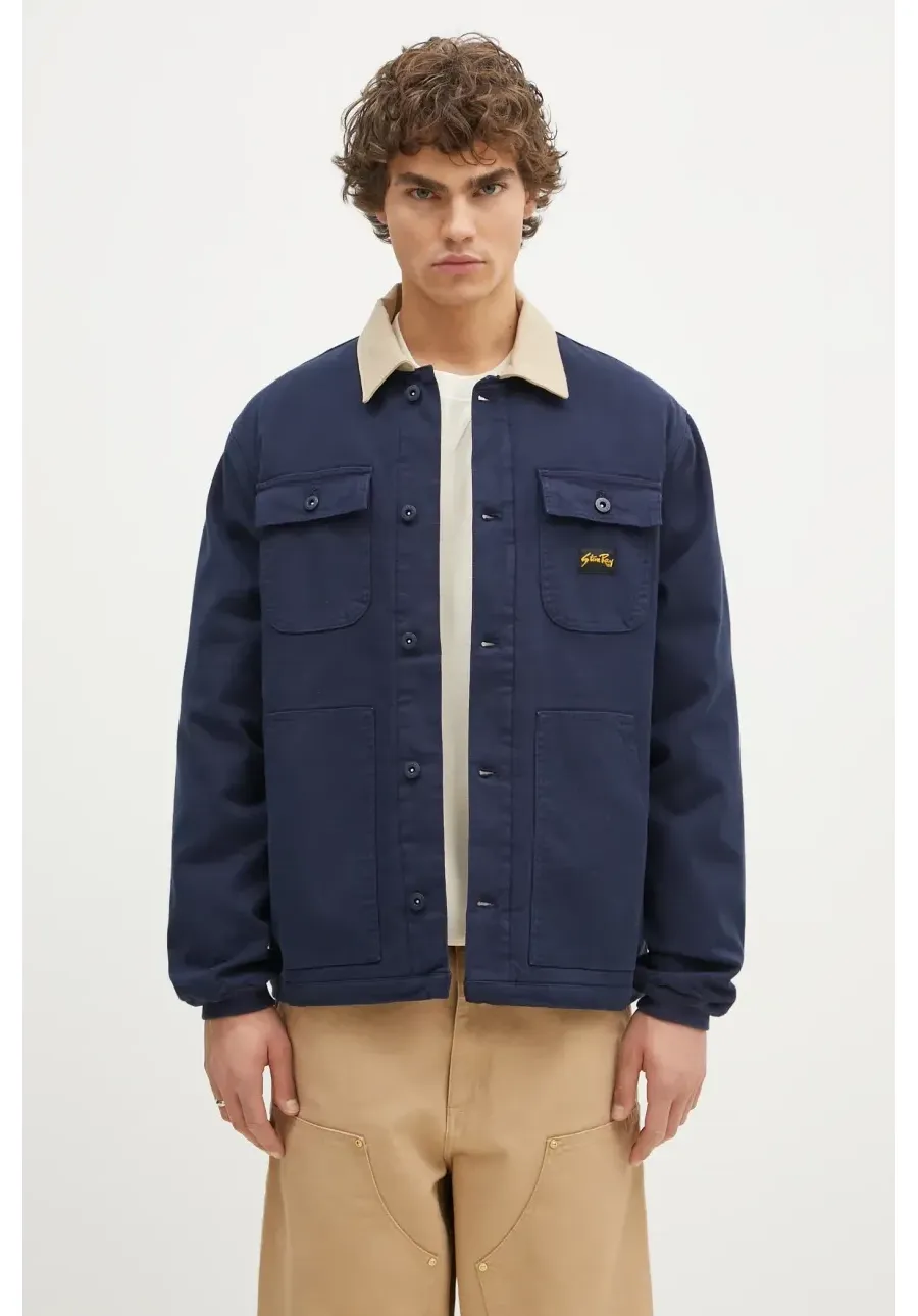 obrazek 1 Stan Ray kurtka bawełniana Pork Chop Jacket kolor granatowy przejściowa AW2404755