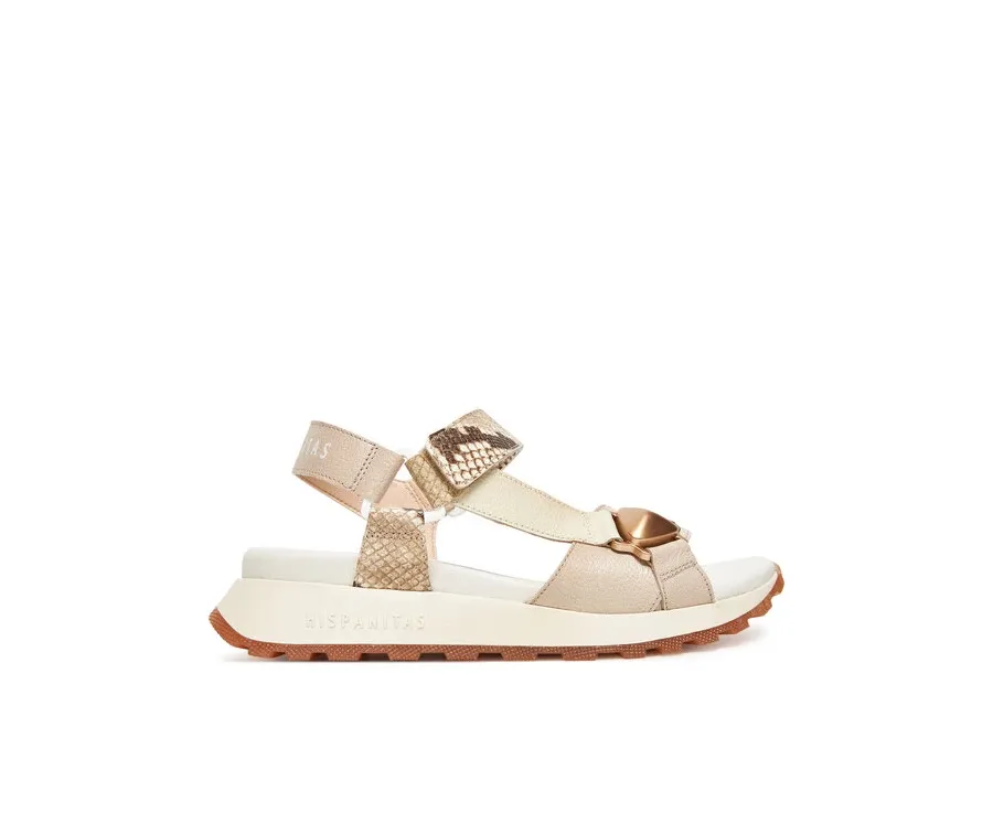 obrazek 1 Hispanitas Sandały Maui CHV253896 Beżowy