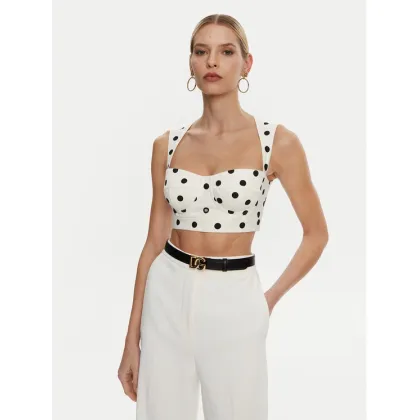 Zdjęcie Dolce&Gabbana Top F7AA7T FSFNM Biały Regular Fit