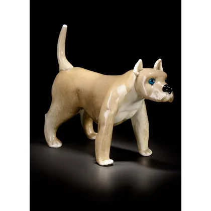 Zdjęcie Znakomita rzeźba amstafa ze szkła Murano