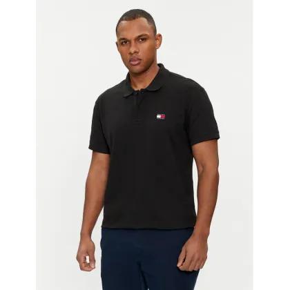 Zdjęcie Tommy Jeans Polo Badge DM0DM18314 Czarny Regular Fit