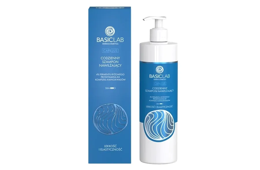 obrazek 1 Basiclab Codzienny, nawilżający szampon do włosów 300 ml Basiclab Dermocosmetics