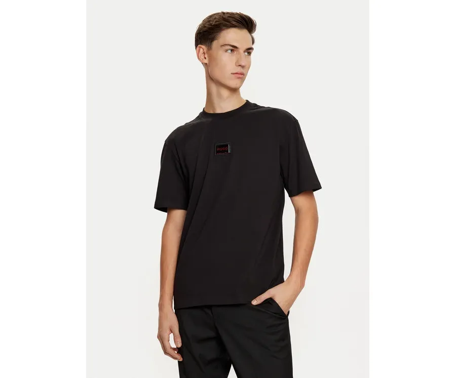obrazek 1 Hugo T-Shirt Dugojelly 50524831 Czarny Relaxed Fit HUGO