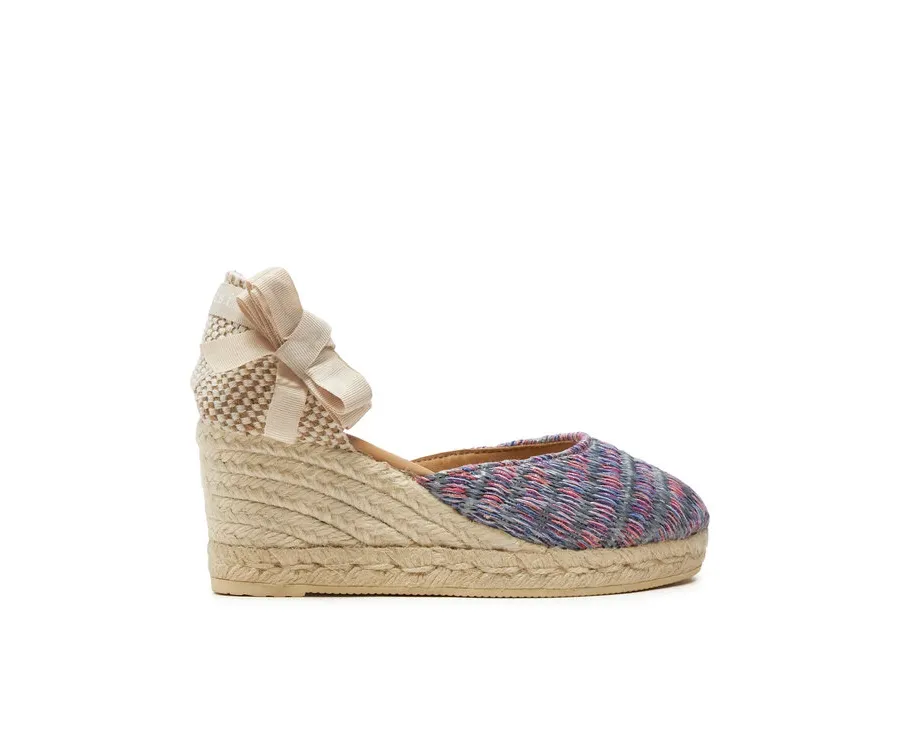 obrazek 1 Manebi Espadryle Acapulco Low Wedge Espadrilles G 0.6 WL Fioletowy