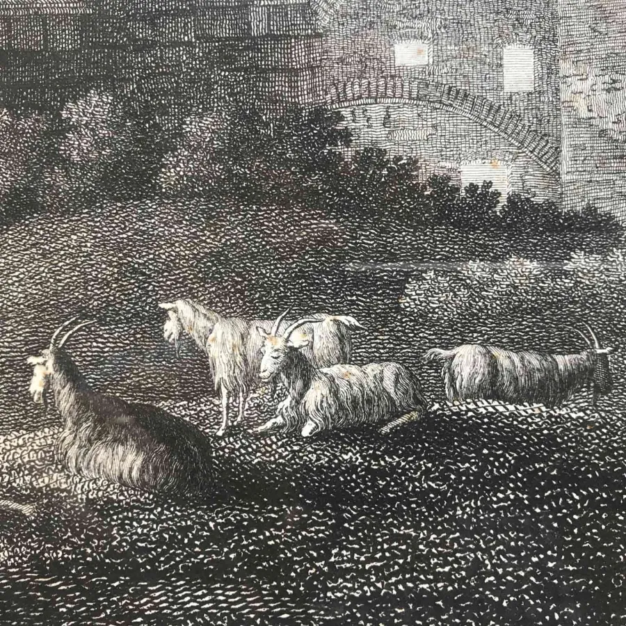 obrazek 3 Grób Cecilii Metelli. Piękna akwaforta z 1796 r. Autorstwa Francesco Morelli