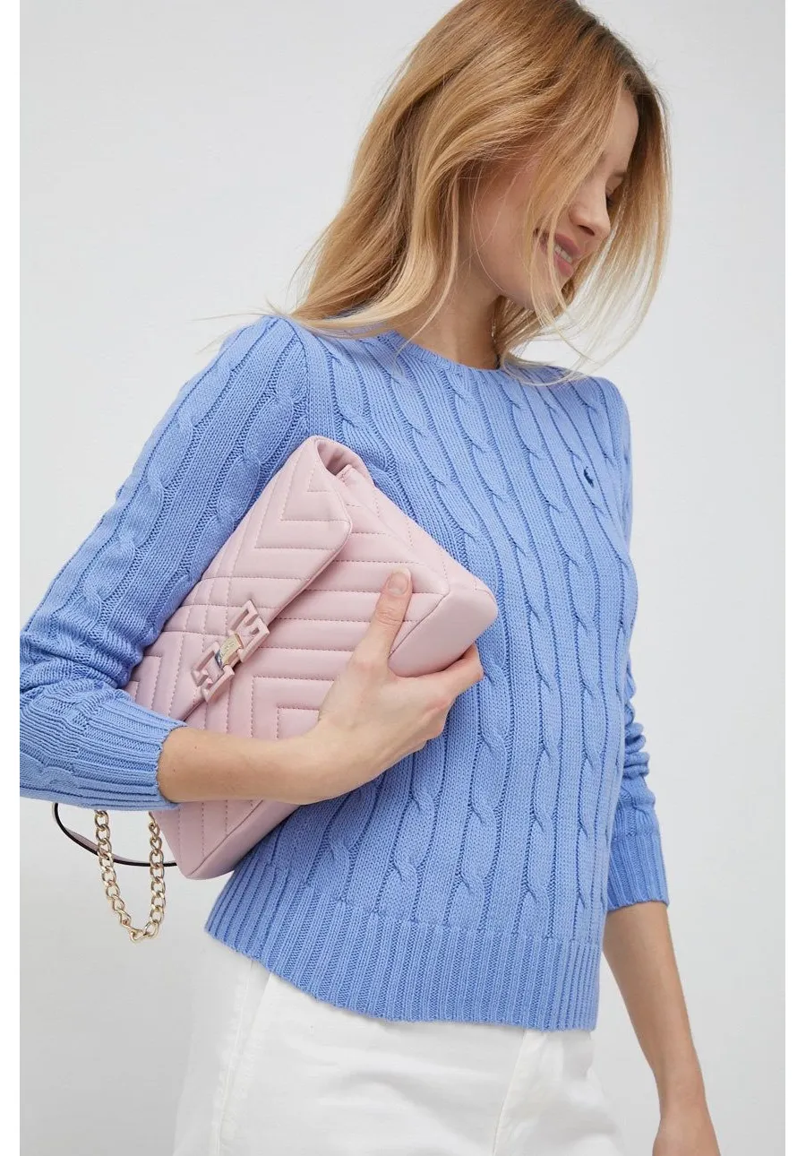 obrazek 1 Polo Ralph Lauren sweter bawełniany kolor fioletowy