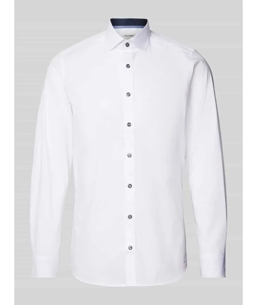 obrazek 1 Koszula biznesowa o kroju slim fit z popeliny