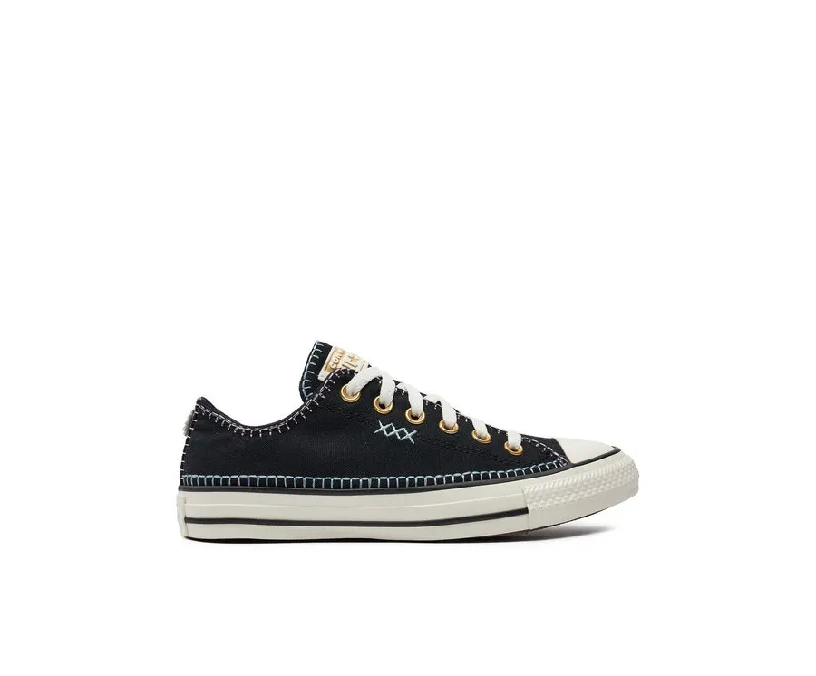 obrazek 1 Converse Trampki Chuck Taylor All Star Crafted Stitching Ox A07546C Czarny