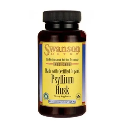 Zdjęcie Swanson Organic Psyllium Husk Babka jajowata Kapsułki