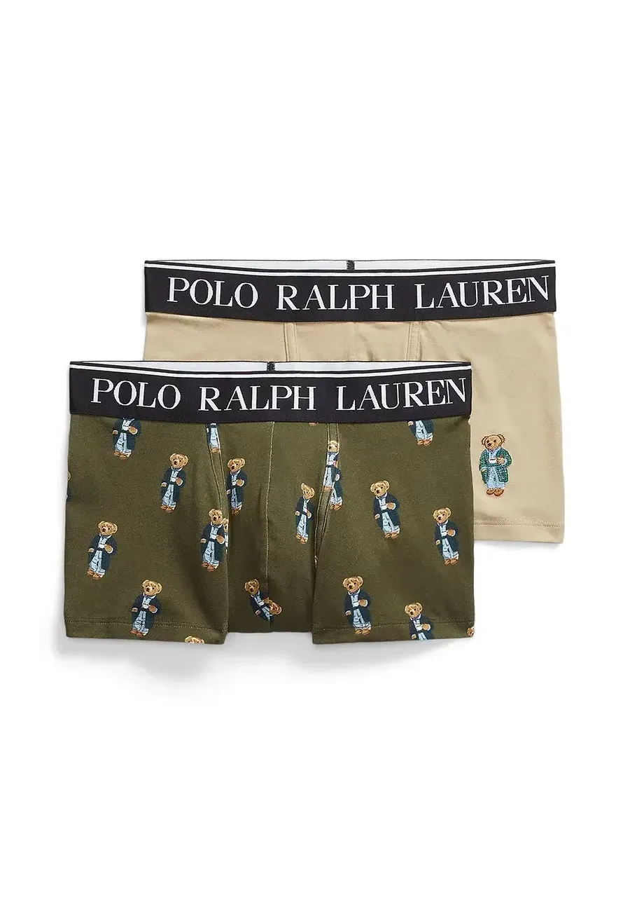 obrazek 1 Polo Ralph Lauren bokserki bawełniane 2-pack kolor zielony 714843425