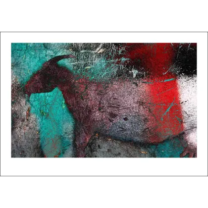 Zdjęcie Moja łąka, moja koza. - grafika 111,8 x 77,7 cm