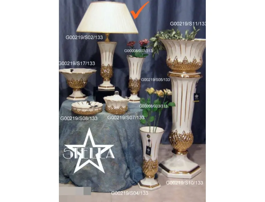 obrazek 1 Oryginalna ceramiczna lampka - złoty ananas
