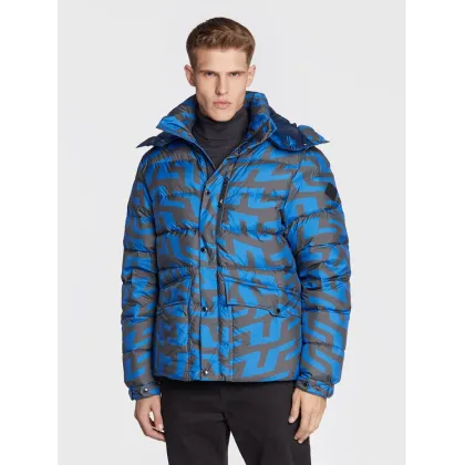 Zdjęcie J.Lindeberg Kurtka puchowa Sphere Print AMOW06668 Granatowy Regular Fit