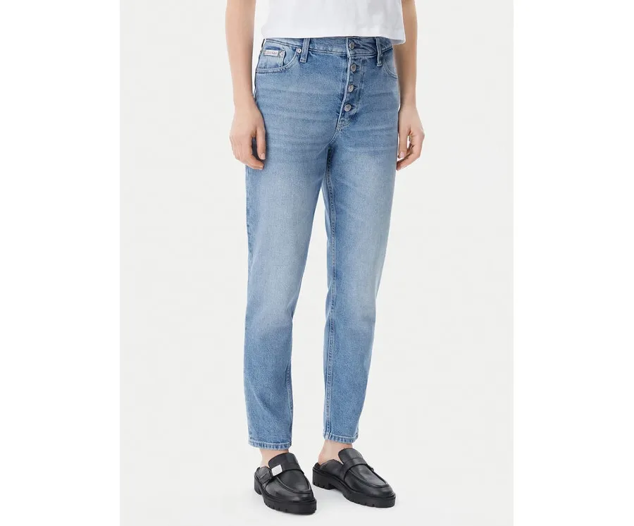 obrazek 1 Calvin Klein Jeans Jeansy J20J225148 Niebieski Mom Fit