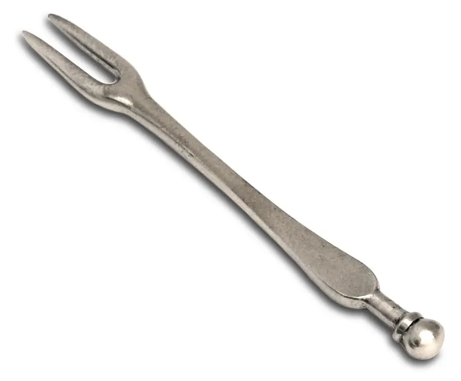 obrazek 1 Elegancki widelczyk z pewteru do oliwek