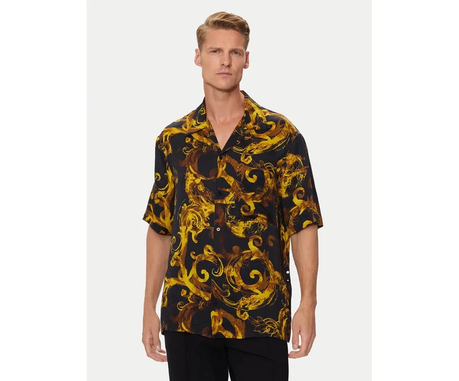 obrazek 1 Versace Jeans Couture Koszula 76GAL2B0 Czarny Regular Fit