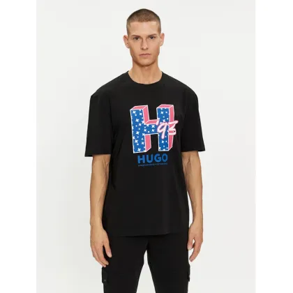 Zdjęcie Hugo T-Shirt Nentryle 50513411 Czarny Relaxed Fit HUGO