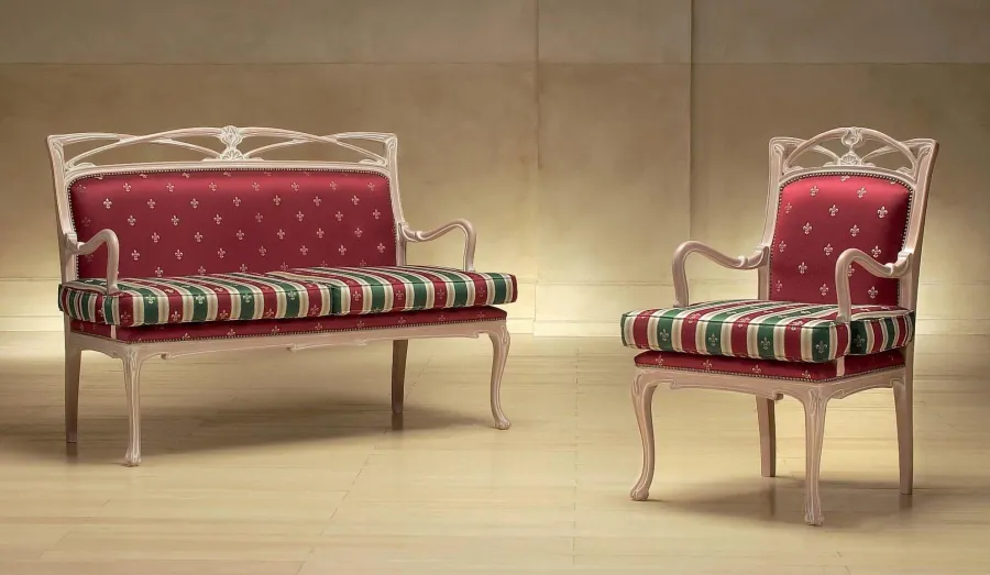 obrazek 1 Piękna sofa i fotel w stylu francuskim – Morello Gianpaolo