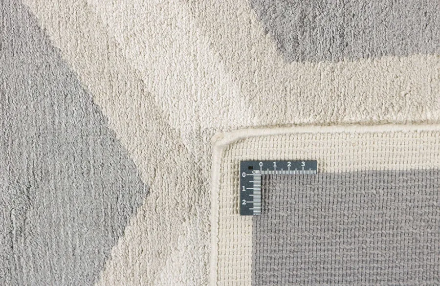 picture 3 Elegant beige-gray geometric rug - COSMOU DECOR 7052