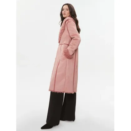 Zdjęcie TWINSET Kożuch 232TT2100 Różowy Regular Fit