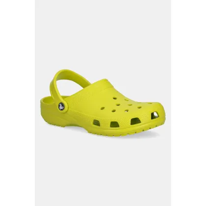 Zdjęcie Crocs klapki Classic kolor zielony 10001