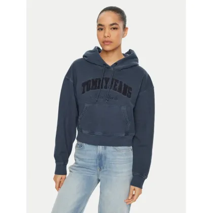 Zdjęcie Tommy Jeans Bluza DW0DW19413 Granatowy Boxy Fit