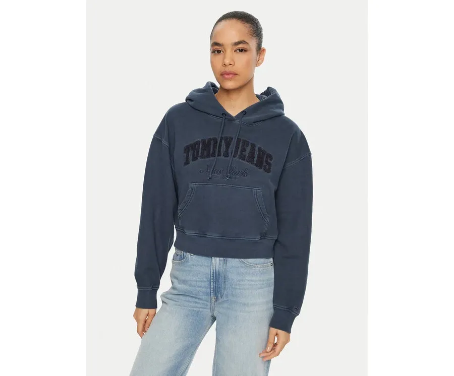 obrazek 1 Tommy Jeans Bluza DW0DW19413 Granatowy Boxy Fit