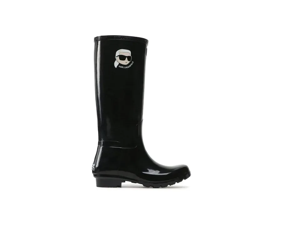 obrazek 1 KARL LAGERFELD Kalosze KL47090N Czarny