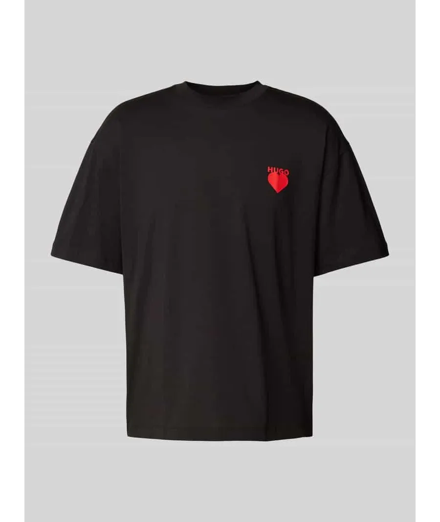 obrazek 1 T-shirt z nadrukiem z logo model ‘Dewdam’