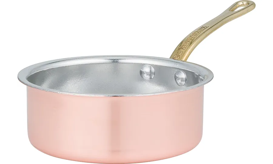 obrazek 1 Miedziany, płytki rondel Ø10cm - Gioie di casa - Cu Artigiana