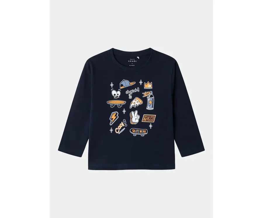 obrazek 1 NAME IT Bluzka Vagno 13224977 Granatowy Regular Fit
