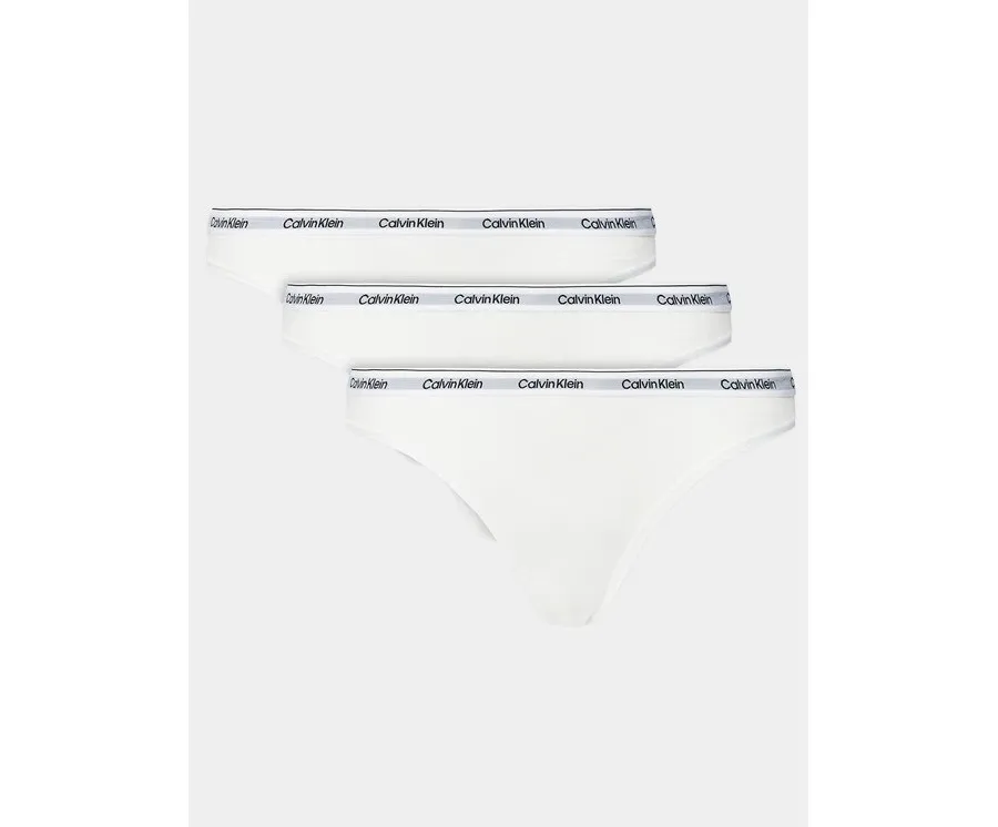 obrazek 1 Calvin Klein Underwear Komplet 3 par fig klasycznych 000QD5207E Biały