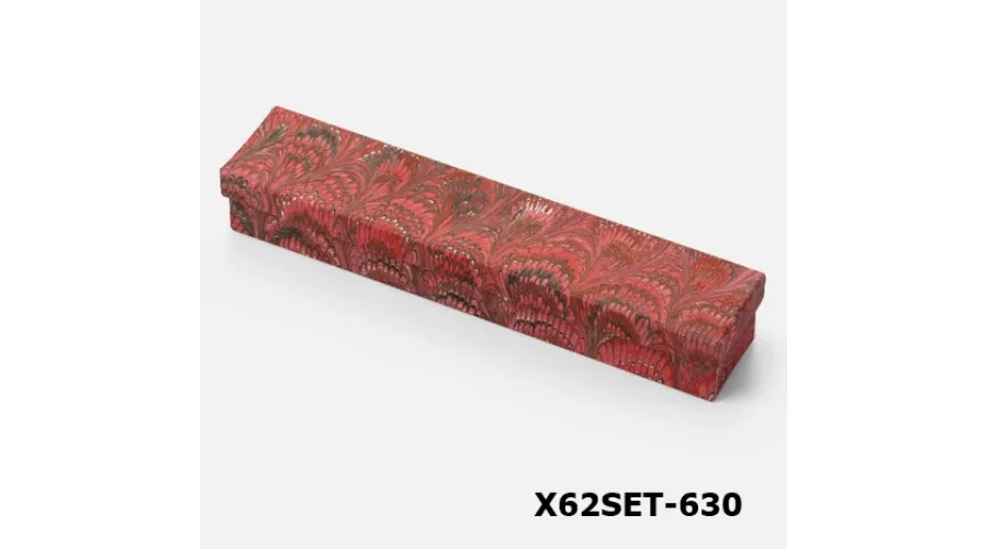 obrazek 20 Eleganckie kredki w prostokątnym pudełku z motywem pawia
