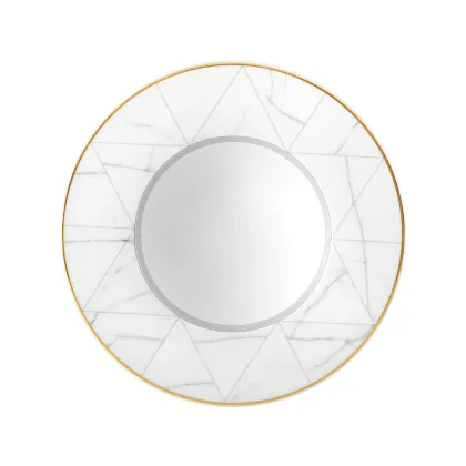 Zdjęcie Porcelanowy talerz do zupy Carrara inspirowany marmurem z Carrary - Vista Alegre