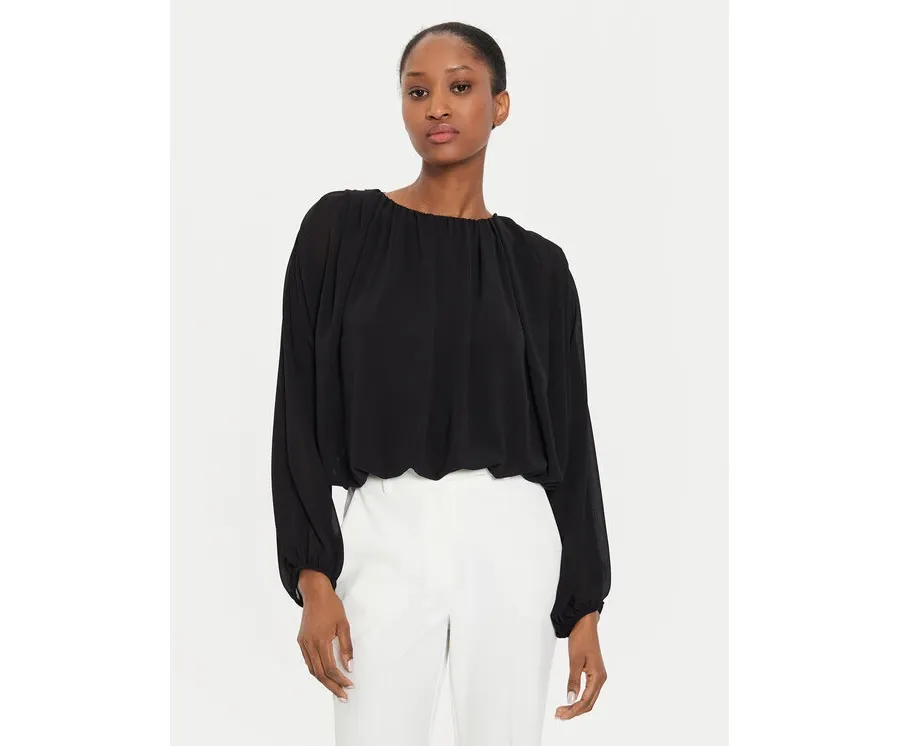 obrazek 1 Kontatto Bluzka B700C Czarny Regular Fit