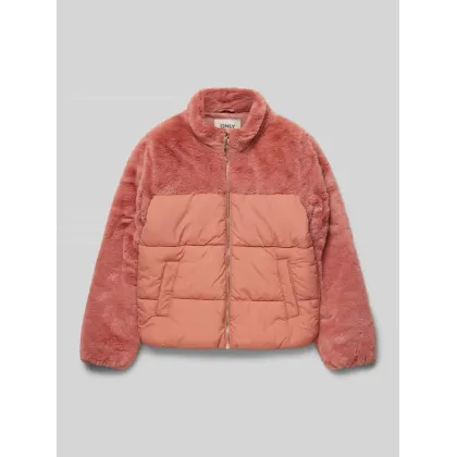 Zdjęcie Kurtka pikowana z obszyciem ze sztucznego futra model ‘WANJA’