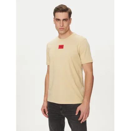Zdjęcie HUGO T-Shirt Diragolino212 50447978 Beżowy Regular Fit