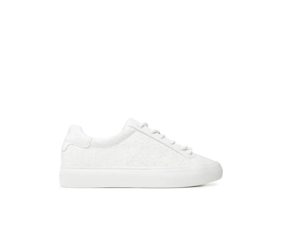 obrazek 1 Calvin Klein Sneakersy Vulc Lace Up Mono Pu HW0HW02573 Biały