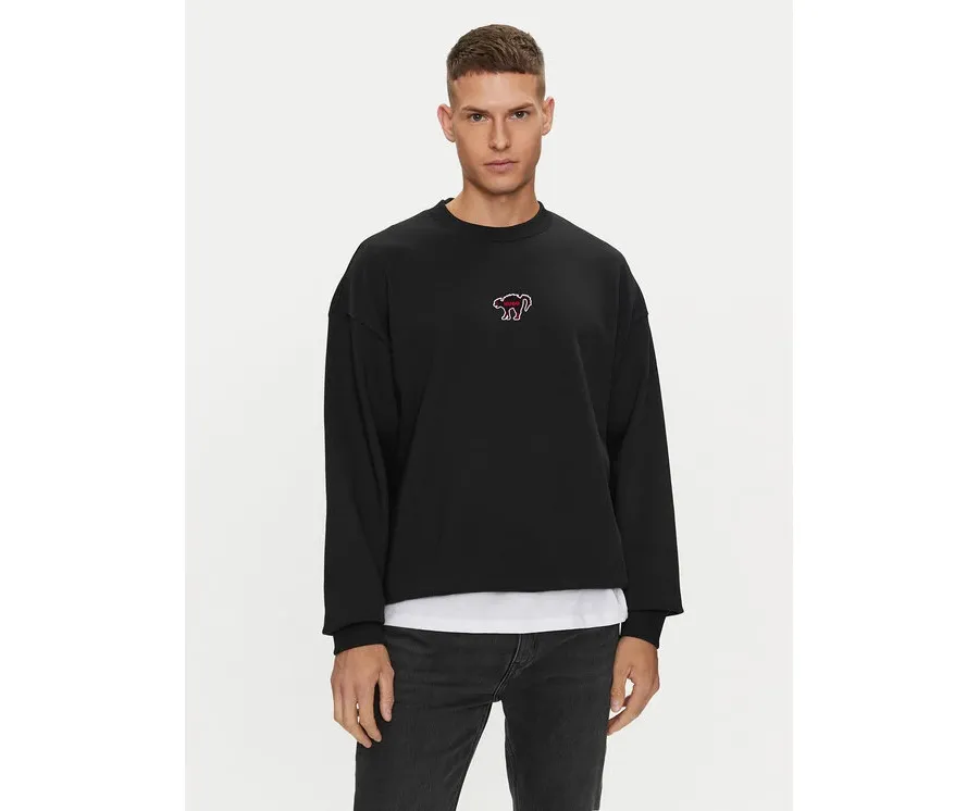 obrazek 1 Hugo Bluza Duberries 50518981 Czarny Relaxed Fit HUGO