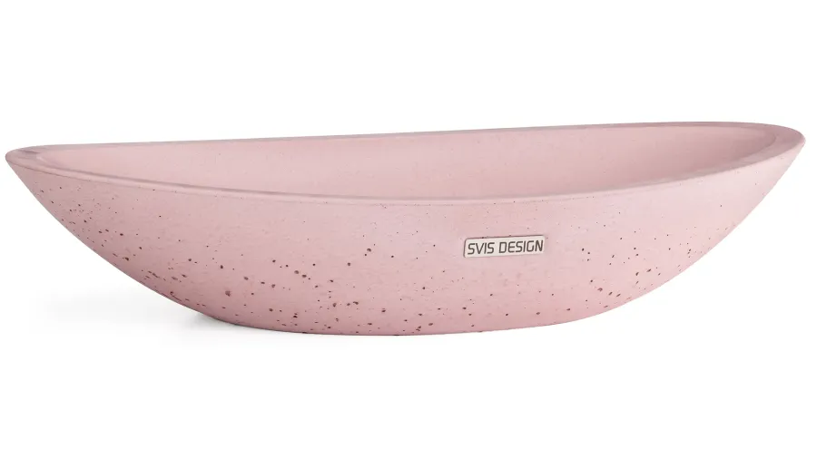 obrazek 1 Stylowa umywalka 60 cm ORION BASIC –  jasny ceglasty, bez dekoru, bez lakieru
